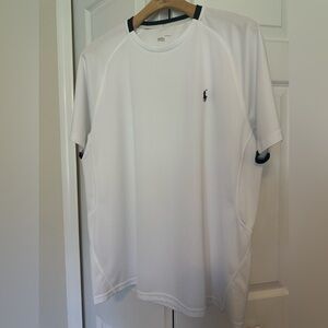 Polo Ralph Lauren solid White black logo t shirt